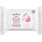 Equilibra Hyaluronic Rose - 25 toallitas desmaquillantes micelares