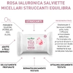 Equilibra Hyaluronic Rose - 25 toallitas desmaquillantes micelares