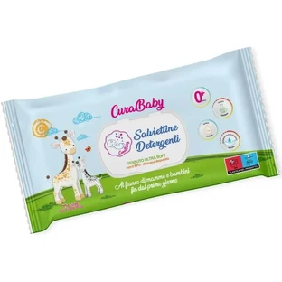 Curababy - 72 lingettes nettoyantes pour bébés et jeunes enfants