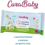 Curababy - 72 lingettes nettoyantes pour bébés et jeunes enfants