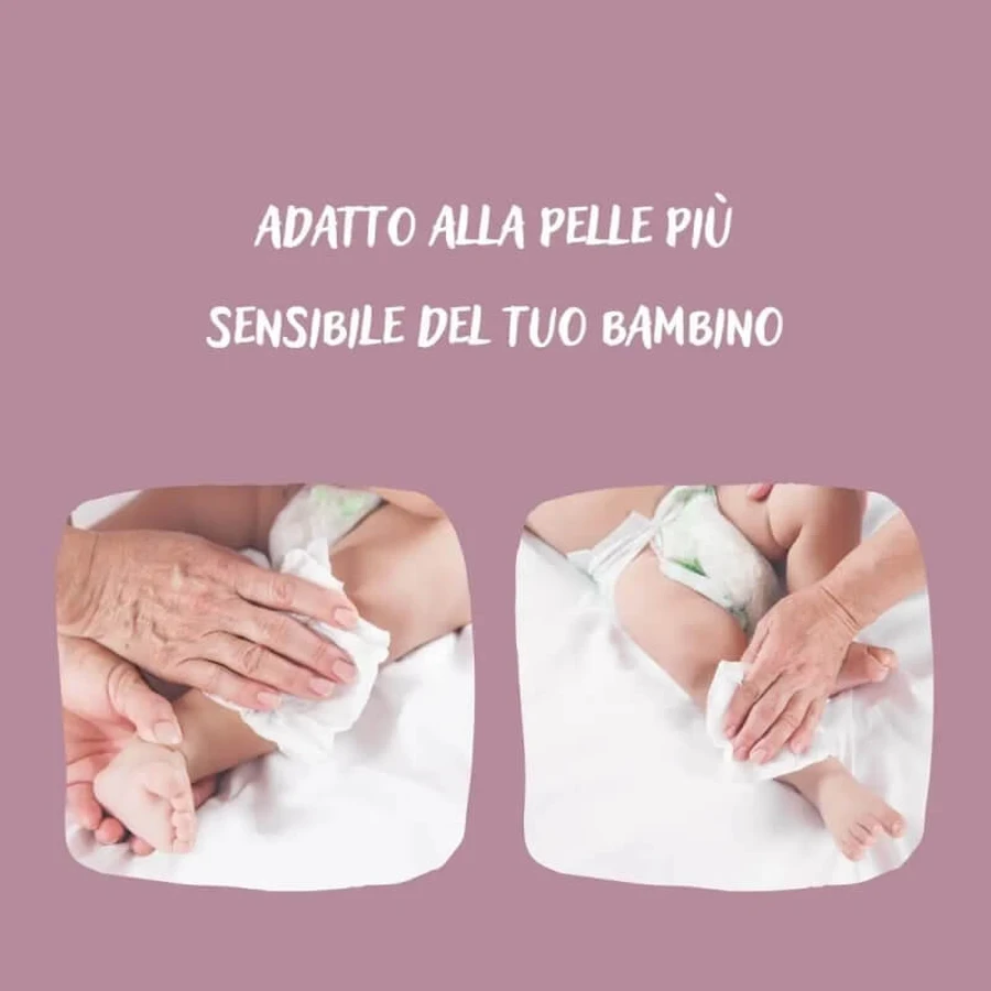 Curababy - 72 lingettes nettoyantes pour bébés et jeunes enfants