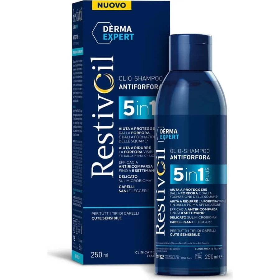 Restivoil Derma Expert - Anti-Dandruff Oil Shampoo, 250 ml