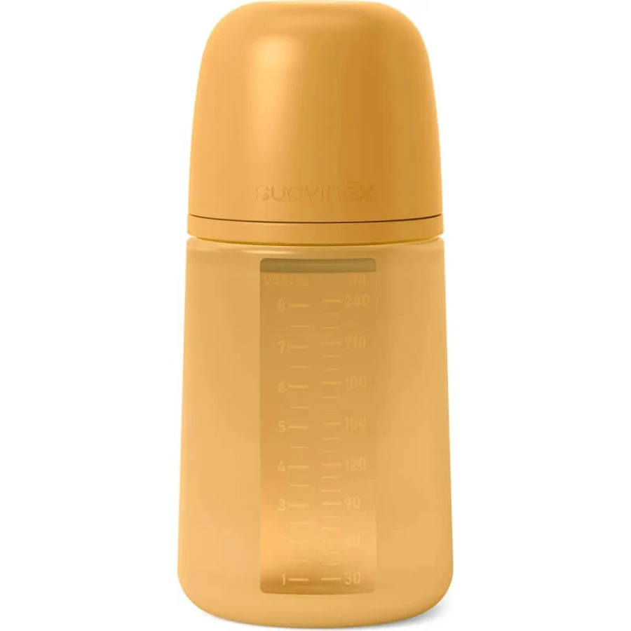 Suavinex Selection Color Essence 3m+ - 240 ml siliconenfles - Mango