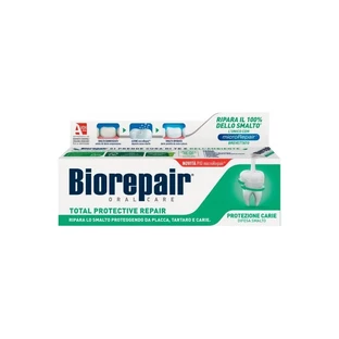 Biorepair Oral Cale - Reparación protectora total - Pasta dentífrica para la protección contra las caries y la defensa del esmalte, 60 ml