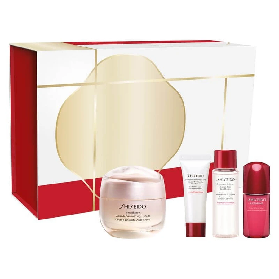 Coffret cadeau Shiseido Benefiance : crème lissante anti-rides - Soin anti-âge et lissant