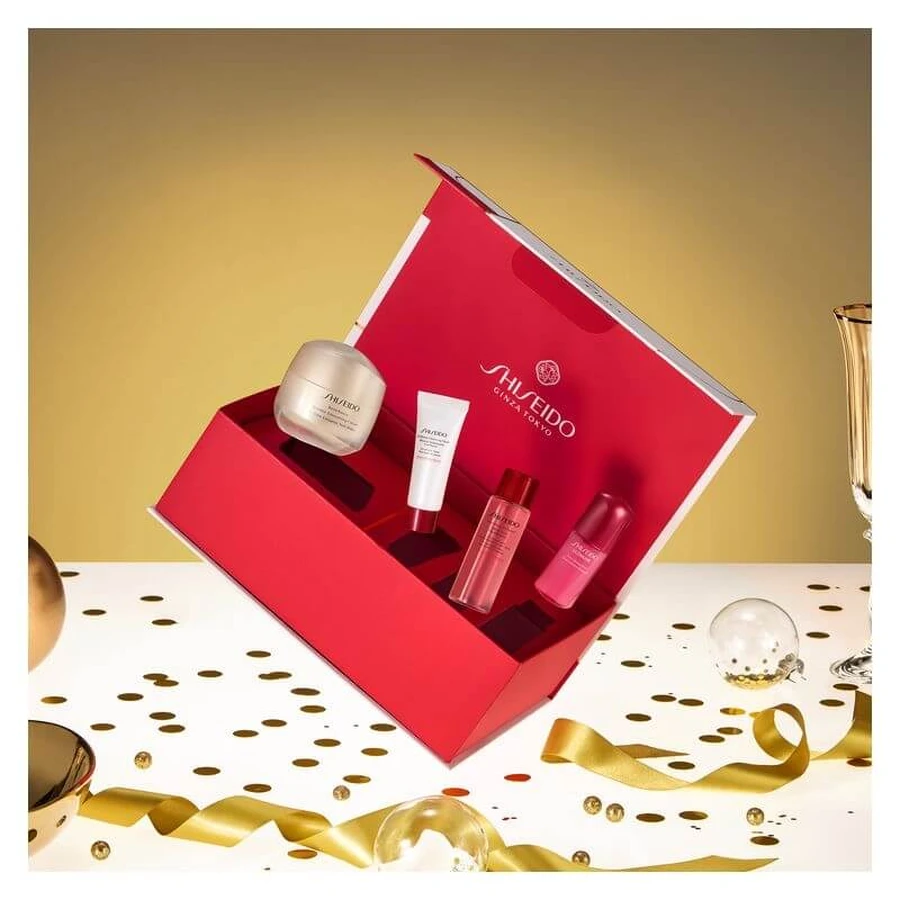 Coffret cadeau Shiseido Benefiance : crème lissante anti-rides - Soin anti-âge et lissant