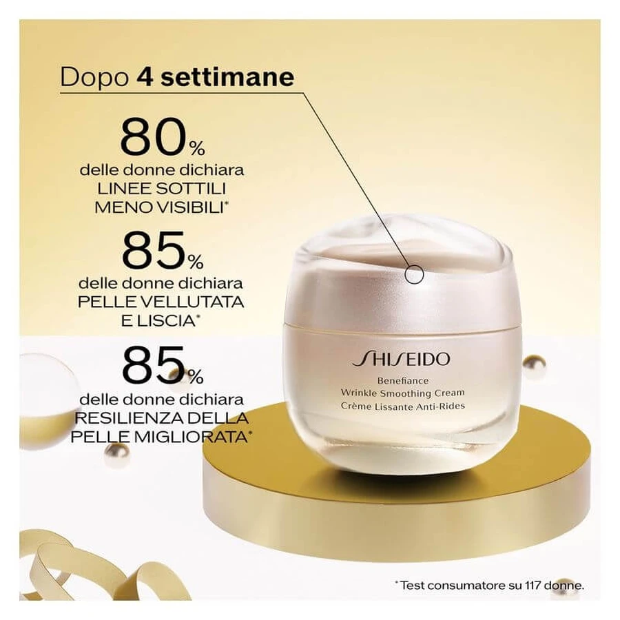 Coffret cadeau Shiseido Benefiance : crème lissante anti-rides - Soin anti-âge et lissant