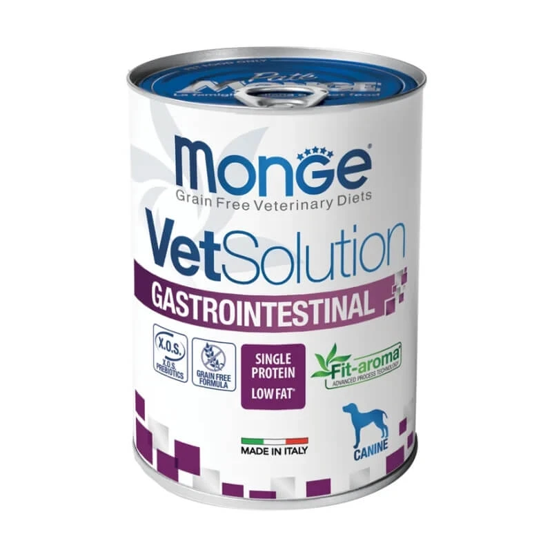 Monge Vetsolution Gastrointestinal - Complete Food for Dogs with Digestive Disorders, 400 g