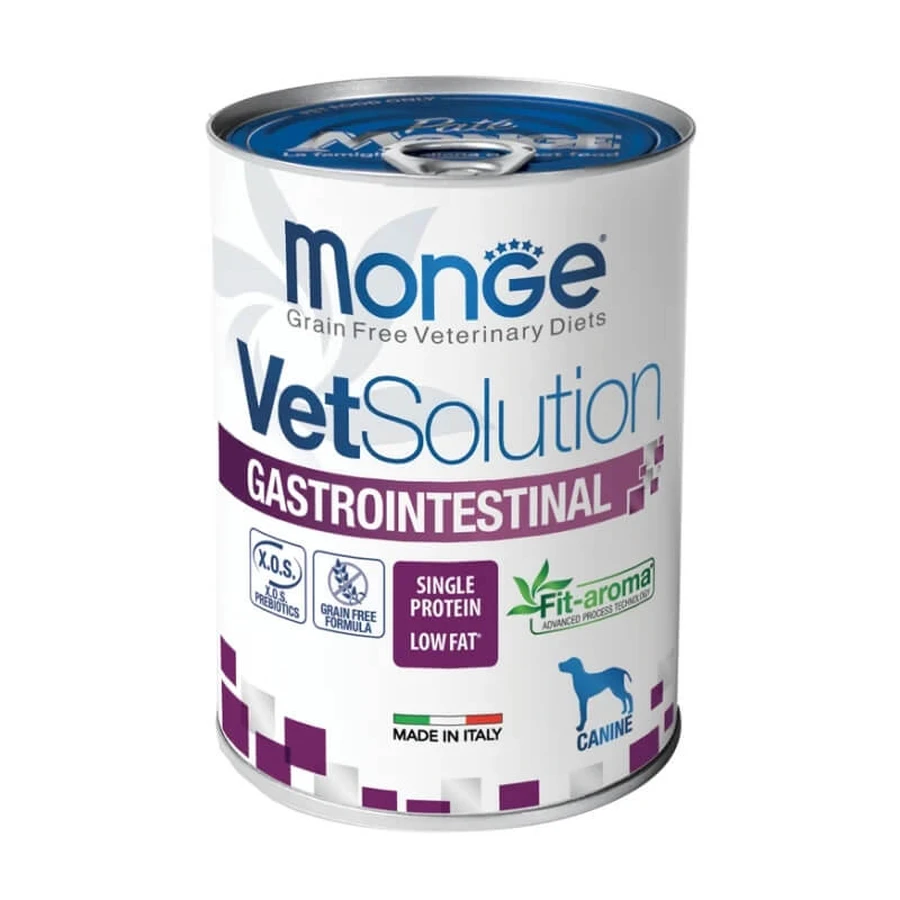 Monge Vetsolution Gastrointestinal - Aliment complet pour chiens souffrant de troubles digestifs, 400 g