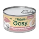 Oasy Wet Cat Natury Chicken Broth with Ham - Wet Food for Adult Cats, 85 g