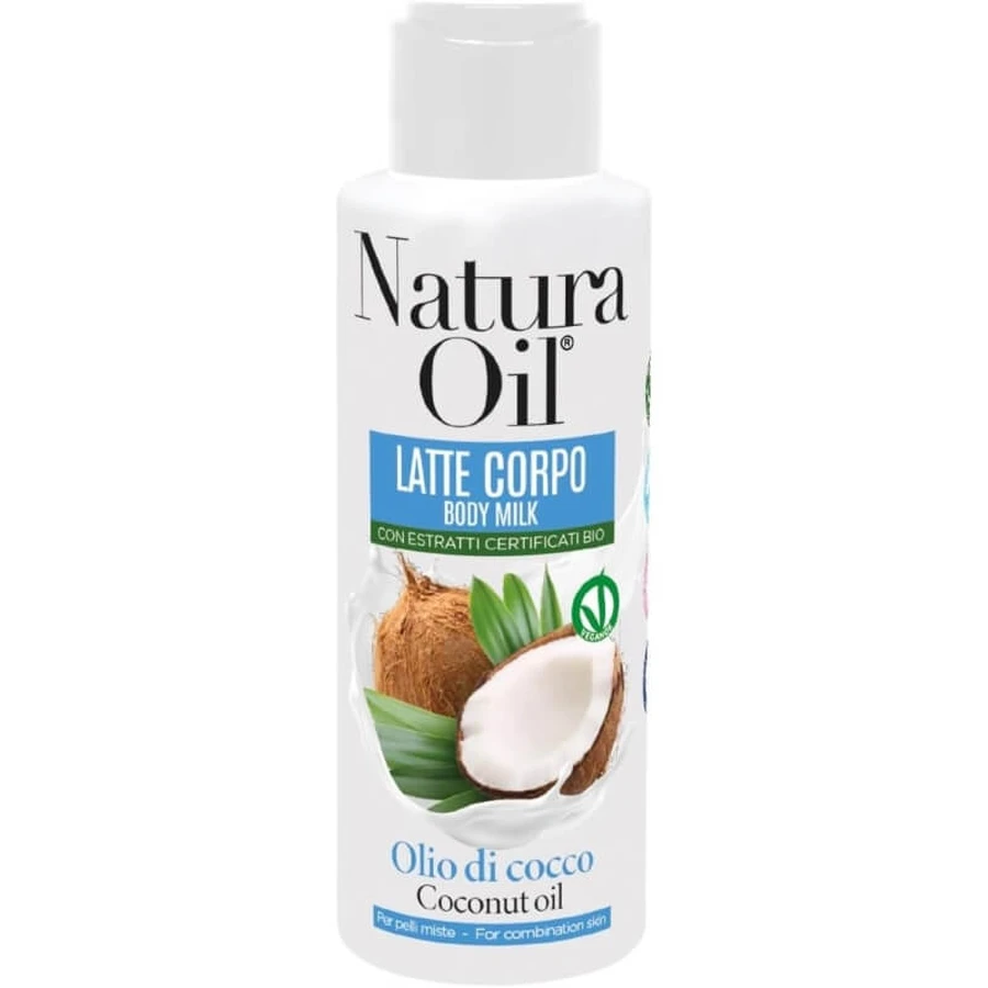 Natura oil – Loțiune de corp cu ulei de cocos, hidratantă și hrănitoare, 100 ml