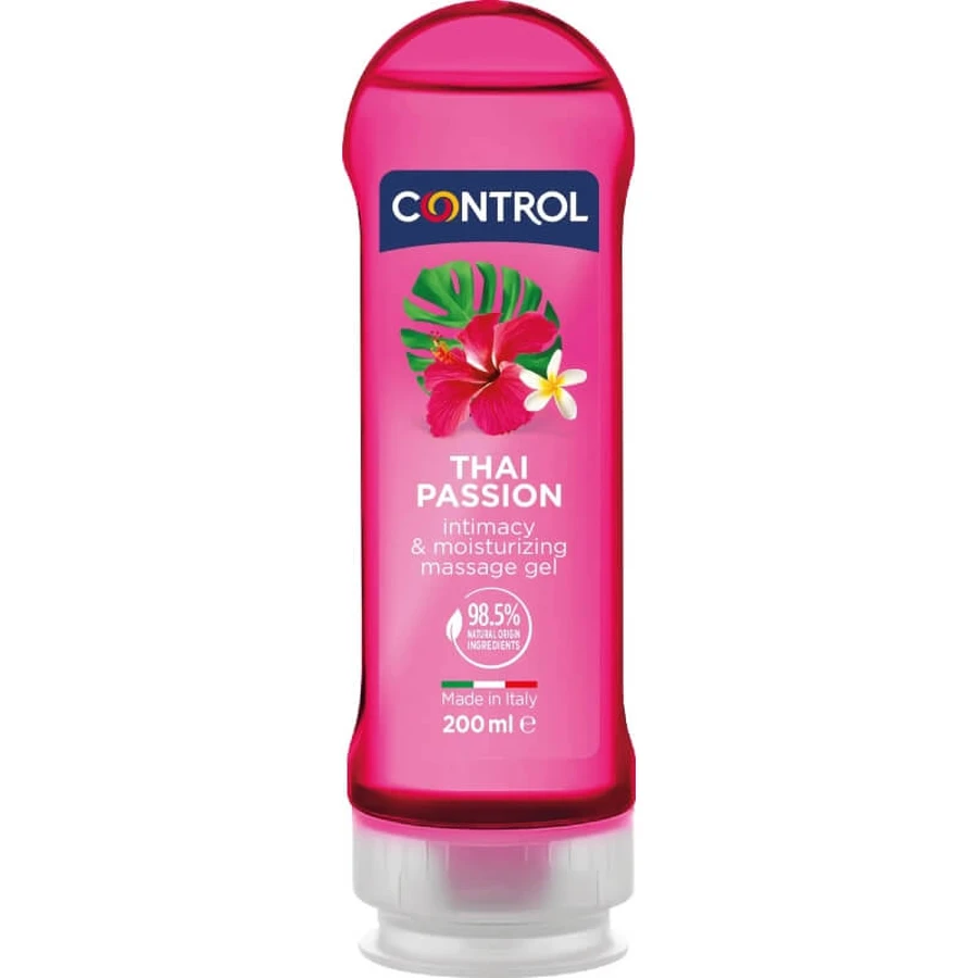 Gel 2 en 1 Control Thai Passion - Gel de massage, 200 ml
