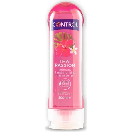 Gel 2 en 1 Control Thai Passion - Gel de massage, 200 ml