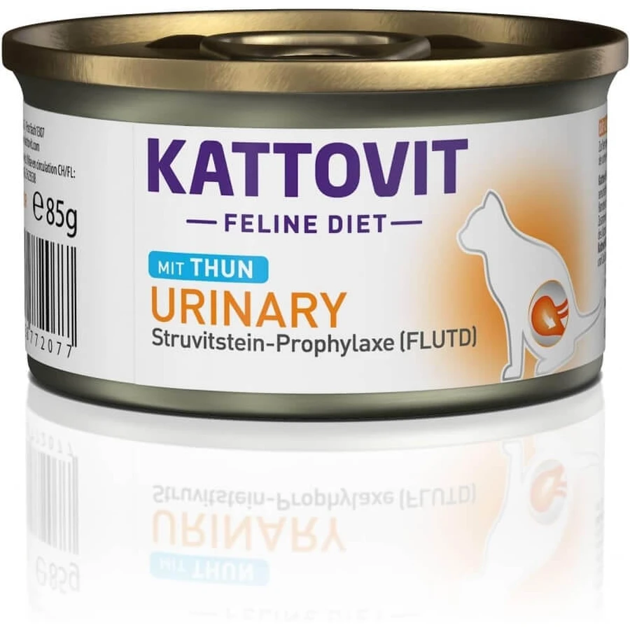 Kattovit Urinary Tuna Pâté - Complete Food for Cats with Kidney Failure, 85 g