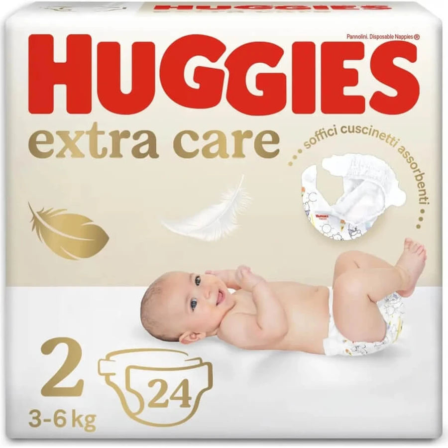 Huggies Baby Size 2 (3–6 kg) 24 diapers