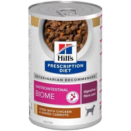 Hill's Prescription Diet Gastrointestinal Biome Chicken & Vegetables - Stew for Dogs with Gastrointestinal Issues 354 gr