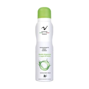 Italian National Brand Water Bamboo and Cedarwood - Deodorant Spray for Women, 150 ml