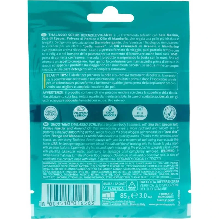 Geomar Thalasso Scrub – Anti-Cellulite-Peeling zum einmaligen Gebrauch, 85 g