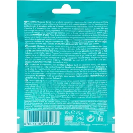 Geomar Thalasso Scrub – Anti-Cellulite-Peeling zum einmaligen Gebrauch, 85 g
