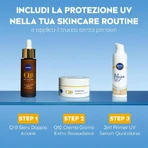 Nivea, protector solar facial SPF 50+, sérum diario 2 en 1 con base UV, protección muy alta, 30 ml