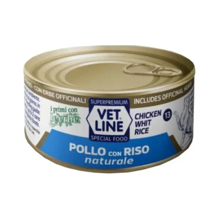 Vet Line Poulet et riz - Aliment complet pour chat, 70 g