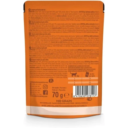Nature's Variety Original Graanvrije Kip- en Ganzenpâté voor Katten - Compleet voer voor volwassen katten, 70 g