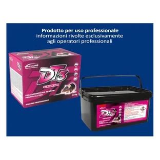 Lipatech Dt3-korrels – Gebruiksklare korrels met rodenticide als lokmiddel voor muizen en ratten, 1,5 kg