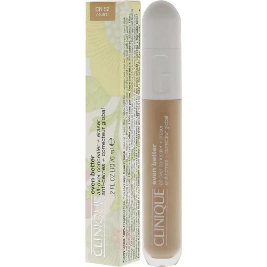Clinique Even Better All-Over Concealer+Eraser - Corrector de cobertura total CN52 Neutral