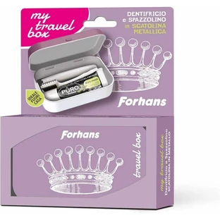 Forhans My Travel Box Corona Rosa – Zahnpasta + Zahnbürste + Metalletui