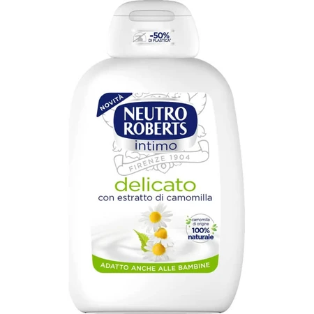 Neutro Roberts Delicato - Gel íntimo con extracto de manzanilla, 200 ml