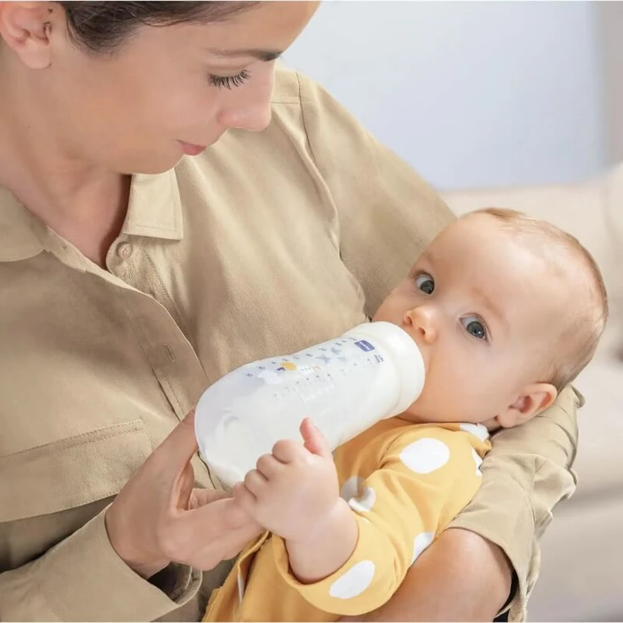 Mam Easy Active Baby Bottle - 330 ml baby bottle with silicone nipple, neutral