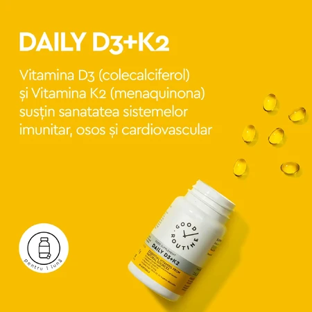 Secom Good Routine Daily D3+K2 30 Weichkapseln