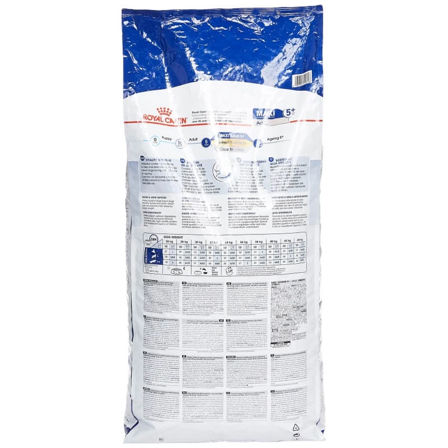 Royal Canin Maxi Adult 5+ - Pienso para perros adultos de razas grandes, 15 kg