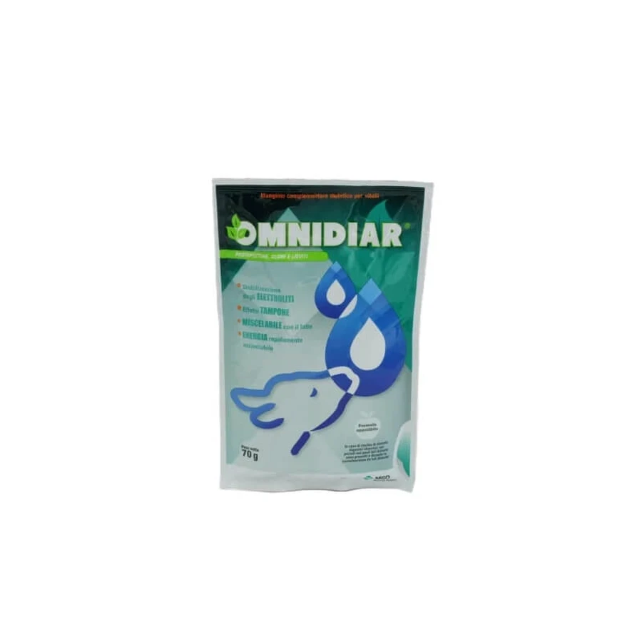 Msd Animal Health Omnidiar - pienso complementario para terneros con problemas digestivos, 70 g