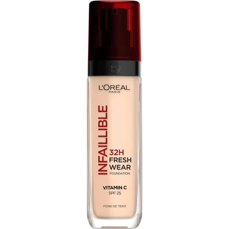 L’Oréal Paris Infaillible 24h Fresh Wear – fond de ten lichid – nr. 20 ivoire