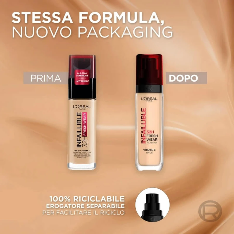 L’Oréal Paris Infaillible 24h Fresh Wear – fond de ten lichid – nr. 20 ivoire