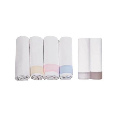 Picci Colorelle - Juego completo para cuna - 2 sábanas + 1 funda de almohada - Blanco