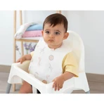 Kiokids 10 Disposable Bibs with a Crumb-Catching Pocket