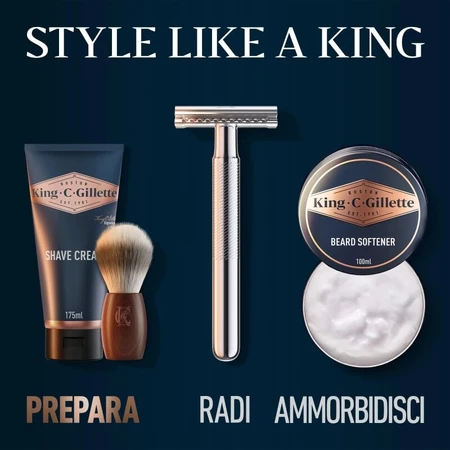 Gillette King C. Gillette Signature Scent - Shaving Cream 175 ml