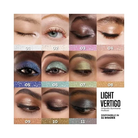 Veralab Veralab Light Vertigo - Ombre à paupières illuminatrice polyvalente n° 08 Sturdust