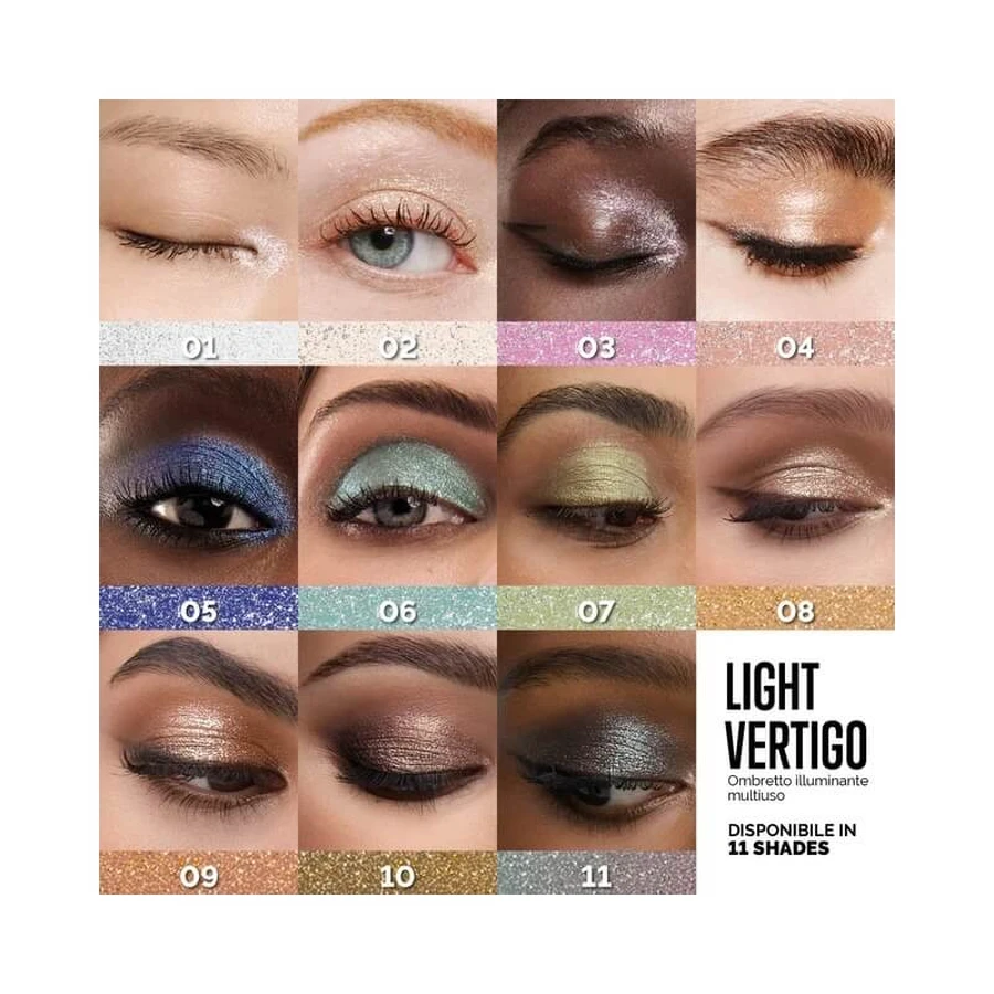 Veralab Veralab Light Vertigo - Ombre à paupières illuminatrice polyvalente n° 08 Sturdust