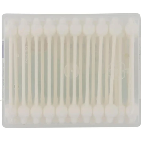 Limpiador de oídos para bebés Farmacotone con protector, 50 bastoncillos