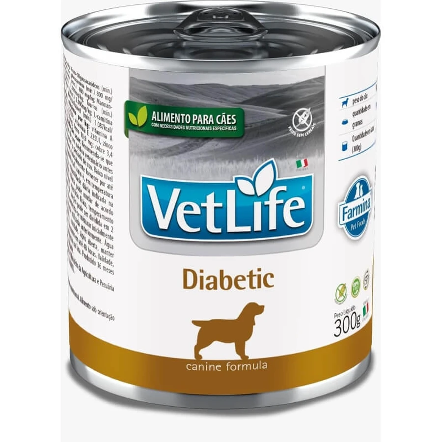 Farmina Vet Life Diabetic - Complete Dietary Food for Dogs with Diabetes Mellitus, 300 g