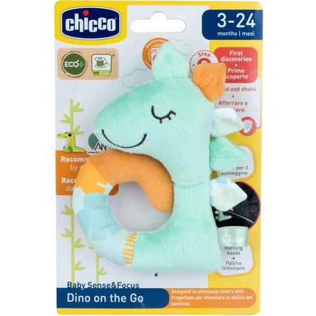 Chicco Baby Dinosaur - Sonajero de peluche