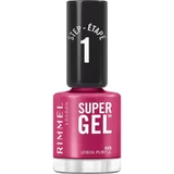 Rimmel Super Gel - Long-Lasting Gel-Effect Nail Polish No. 025 Urban Purple