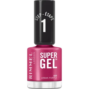 Rimmel Super Gel – Langanhaltender Nagellack mit Gel-Effekt Nr. 025 Urban Purple