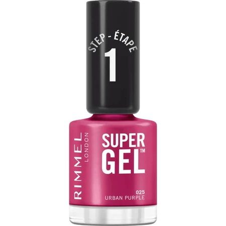 Rimmel Super Gel – Langanhaltender Nagellack mit Gel-Effekt Nr. 025 Urban Purple