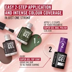 Rimmel Super Gel – Langanhaltender Nagellack mit Gel-Effekt Nr. 025 Urban Purple