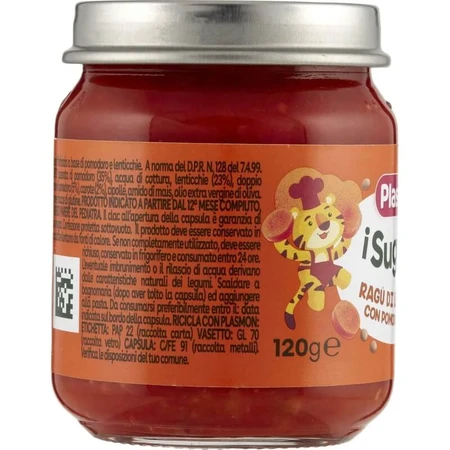 Plasmon Sughetti - Lentil Ragù 120 g