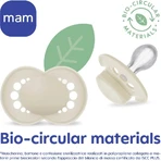 Mam Original Night - 2 Silicone Pacifiers, 6m+, Neutral - Assorted Patterns